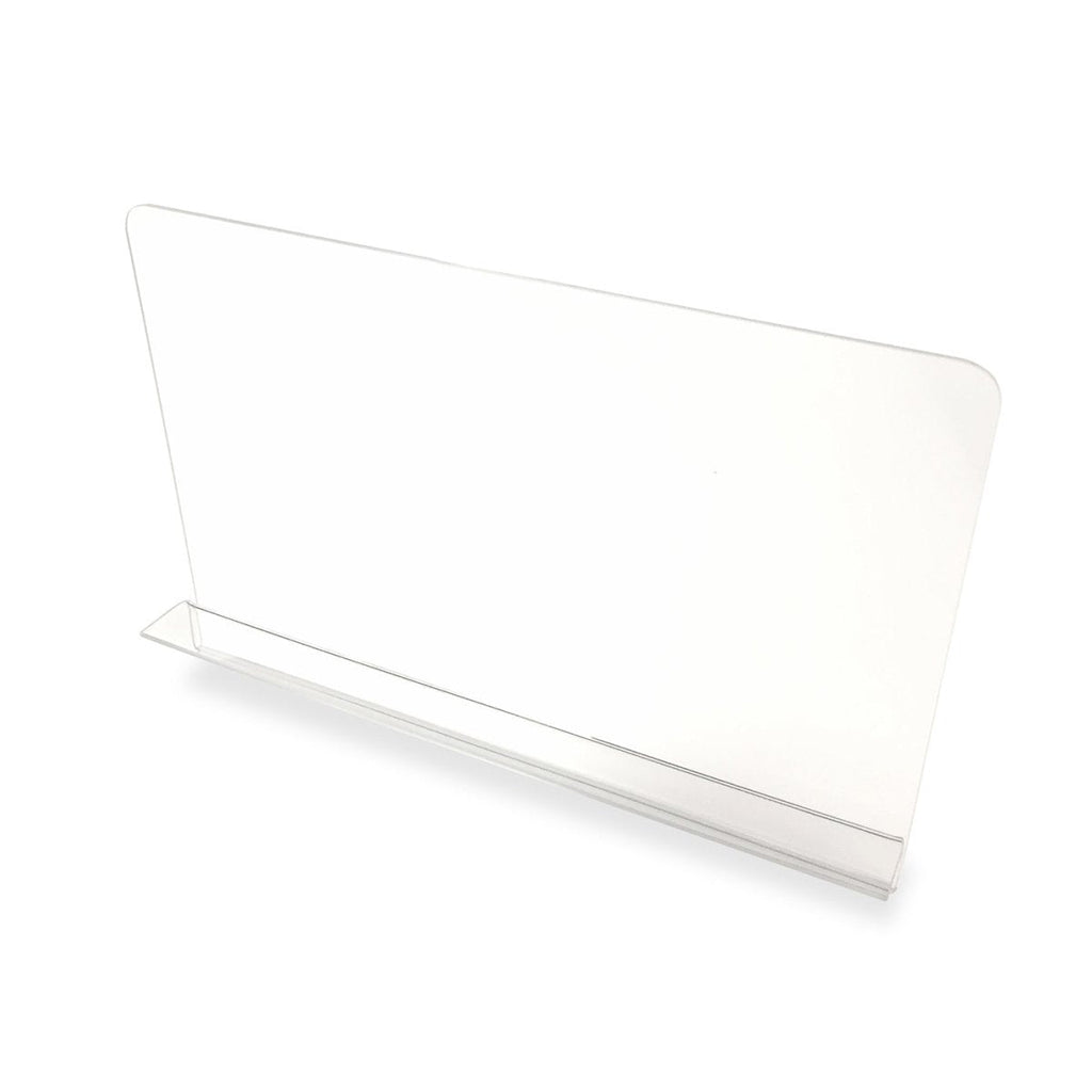 John Louis Home clear acrylic 12 inch shelf divider isolated