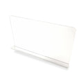 John Louis Home clear acrylic 12 inch shelf divider isolated