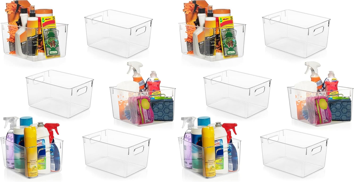 ClearSpace clear bin handle and product detail