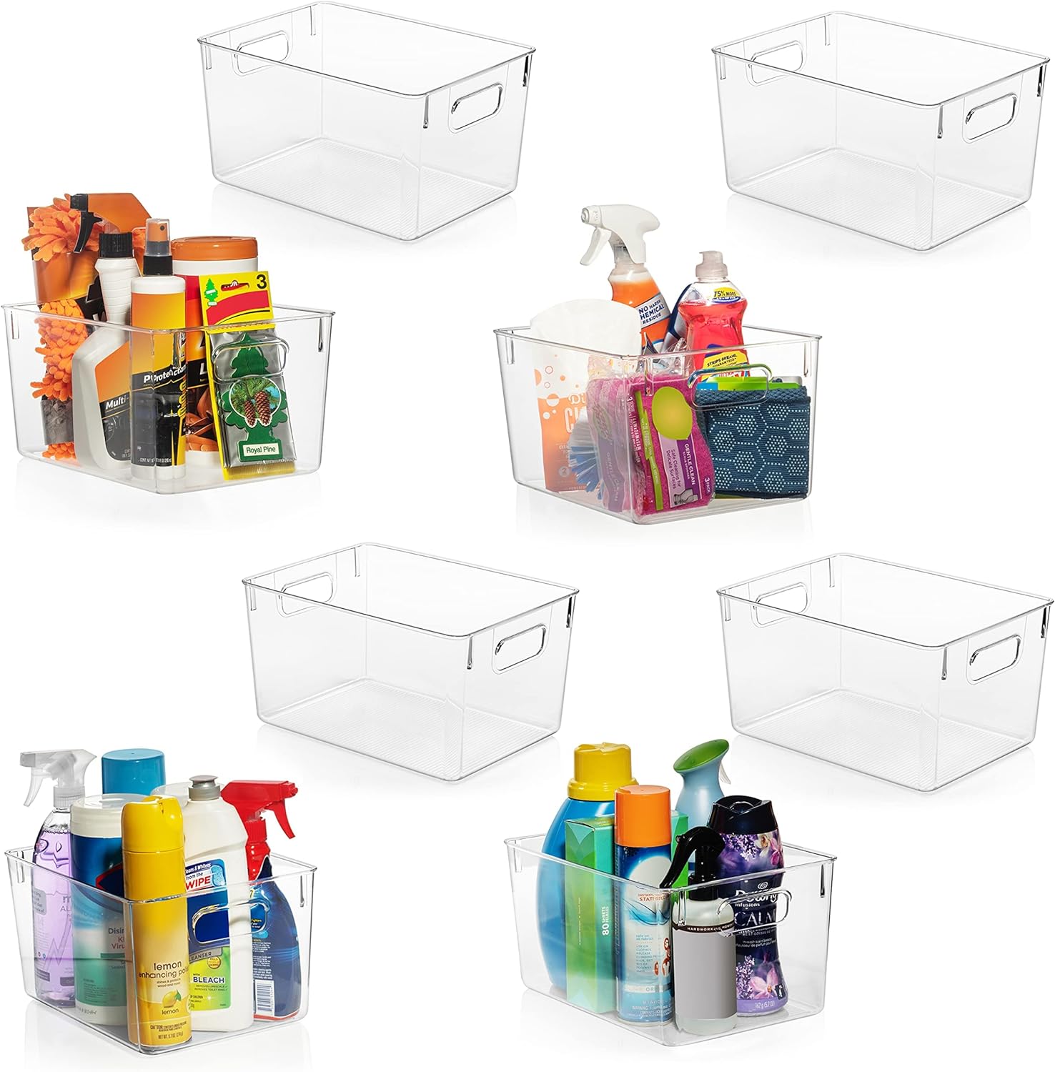 ClearSpace clear storage bin alternate placement view