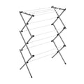 Honey-Can-Do DRY-09065 gray and white steel drying rack, front view