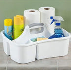 White JOEY'Z cleaning caddy shown in use